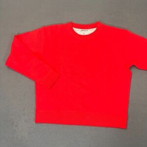 Johnnie-O Womens Sz Med Penny Sweatshirt Pullover Red 1 Cotton Modal Logo Golf